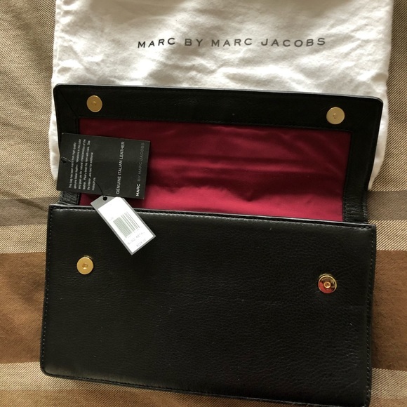 NWT!! Chick Marc by Marc Jacobs Black Clutch - Picture 4 of 8